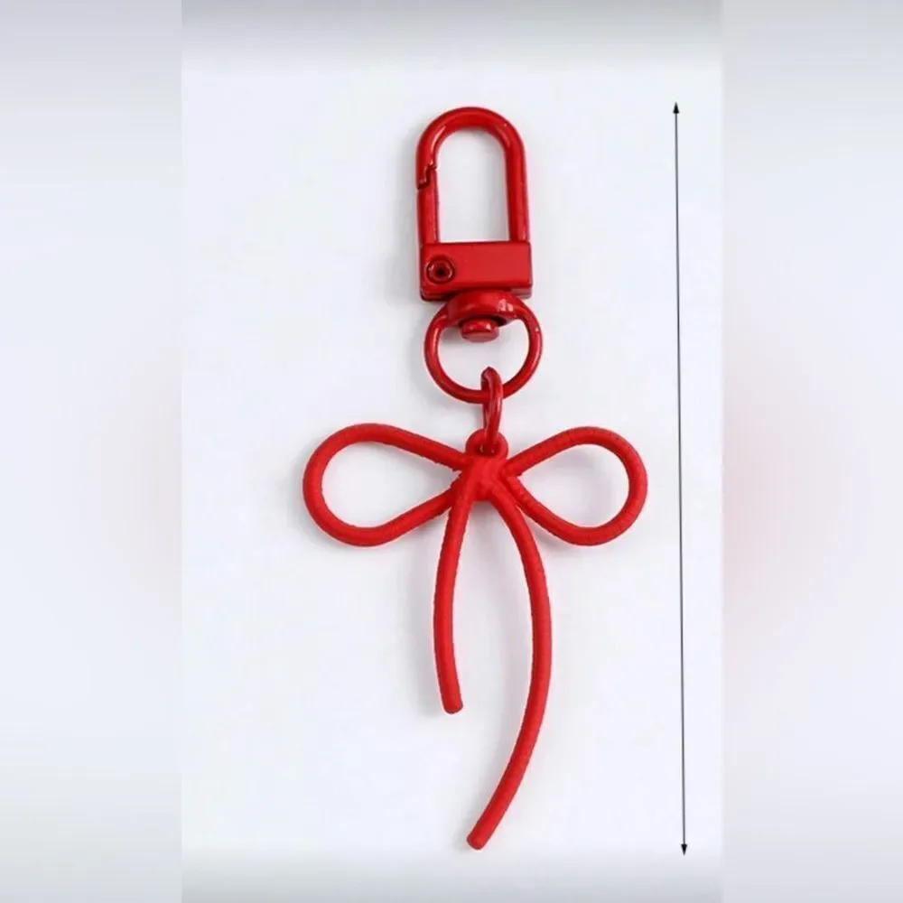 Red Bow Keychain Accessory S1053